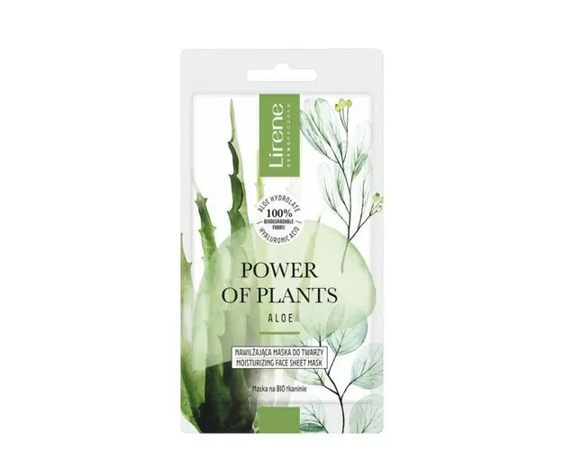 Masca faciala hidratanta &ndash; tip servetel cu hidrolat de aloe si acid hialuronic