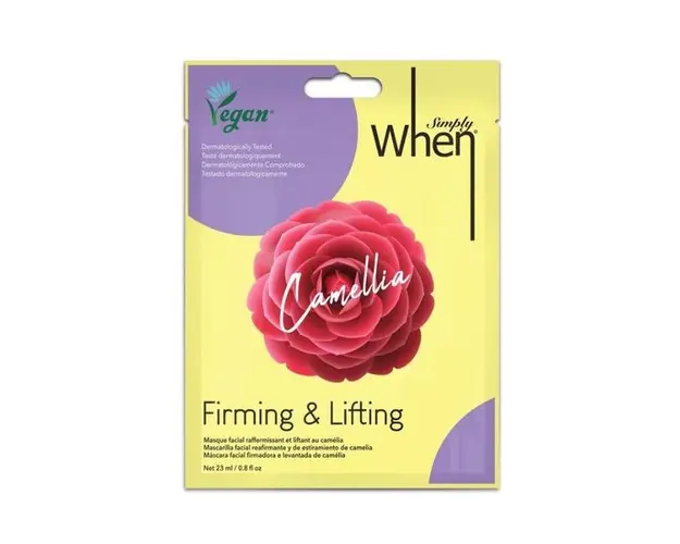 Masca Faciala Vegana pentru Fermitate si Lifting cu Extract de Camelie - Simply When Firming &amp; Lifting Camellia, 23 ml
