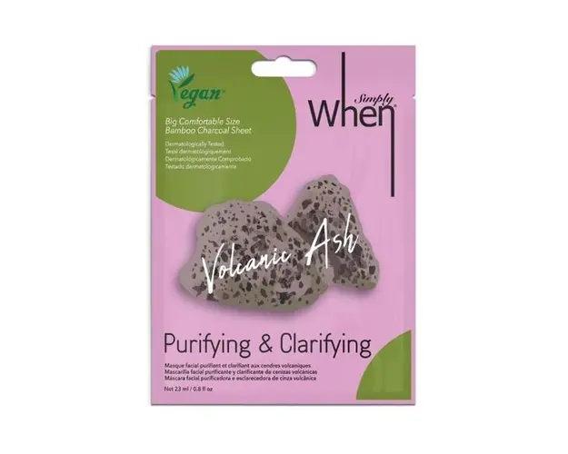 Masca Faciala Vegana Purifianta si Clarifianta cu Cenusa Vulcanica - Simply When Purifying &amp; Clarifing Volcanic Ash, 23 ml