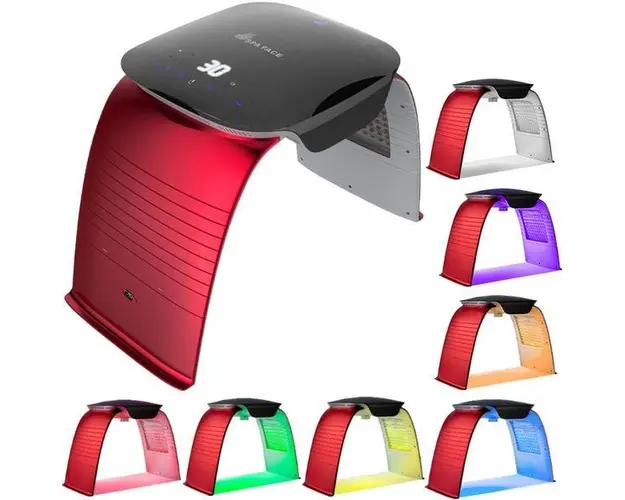 Masca Fata SPA LED Cosmetica Tratament Foton Rejuvenation, Anti-imbatranire, Riduri fine, Pungi, Functie de Lifting,7 Culori LED Spa Clinique X