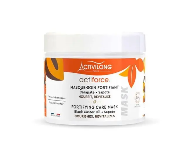 Masca Fortifianta cu Ulei de Ricin Negru pentru Par Fragil - Activilong Actiforce Fortifying Care Mask, 300 ml