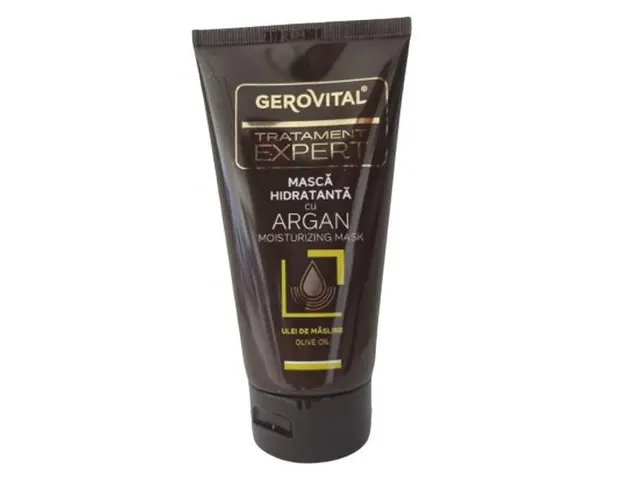 Masca Hidratanta cu Argan si Ulei de Masline - Farmec Gerovital Tratament Expert Moisturizing Mask, 150 ml