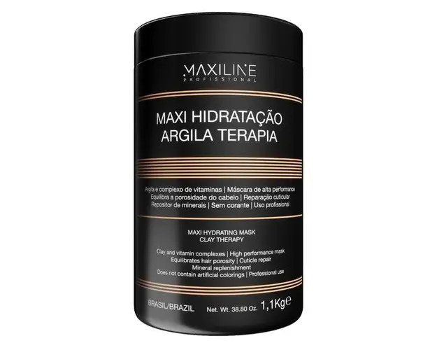 Masca Hidratanta cu Argila - Maxiline Profissional Maxi Hydrating Mask Clay Therapy, 1100 g
