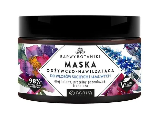 Masca hranitoare si hidratanta par uscat si fragil, Barwa Cosmetics, 220 ml