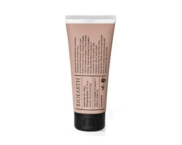 Masca Iluminatoare pentru Ten cu Ulei din Germeni de Grau Bioearth, 100 ml