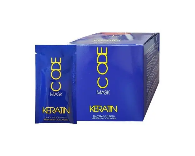 Masca Keratin Code cu Keratina si Colagen Set 50 Plicuri x 10ml