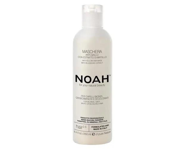 Masca Naturala cu Extract de Afine pentru Neutralizarea Tonurilor Galbene 2.6 Noah, 250 ml