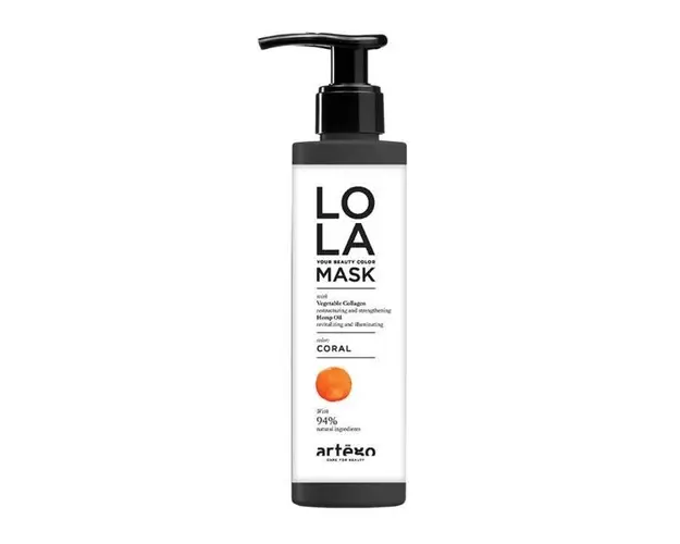 Masca nuantatoare cu colagen si 94% ingrediente naturale Coral Lola Mask 200 ml