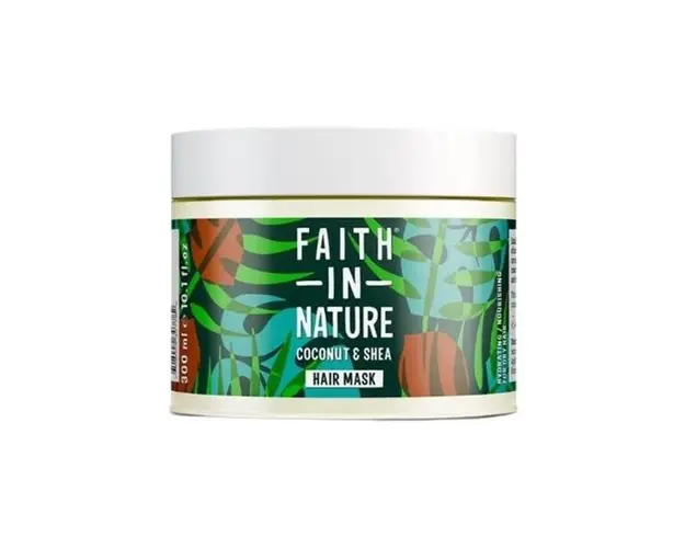Masca Nutritiva cu Cocos si Unt de Shea pentru Par Uscat Faith in Nature, 300 ml