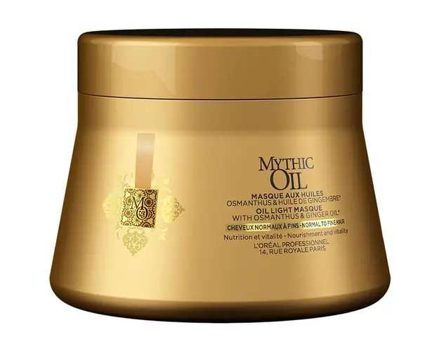 Masca Nutritiva pentru Par Normal si Fin - L'Oreal Professionnel Mythic Oil Light Masque 200 ml