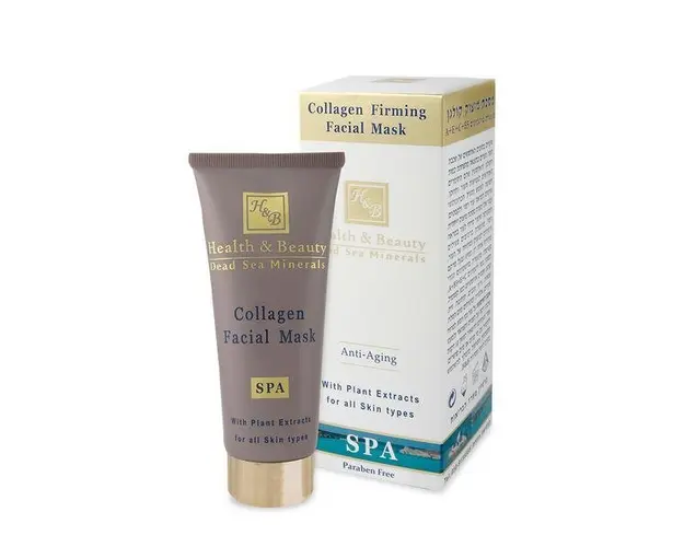 Masca pentru fata cu colagen, Health and Beauty Dead Sea, imbogatita cu antioxidanti, fara parabeni, 100 ml