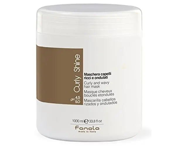 Masca pentru Par Cret si Ondulat - Fanola Curly Shine Curly and Wavy Hair Mask, 1000ml