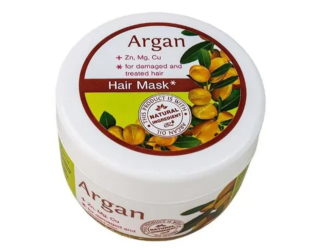 Masca pentru Par Deteriorat si Vopsit cu Ulei de Argan Rosa Impex, 250 ml