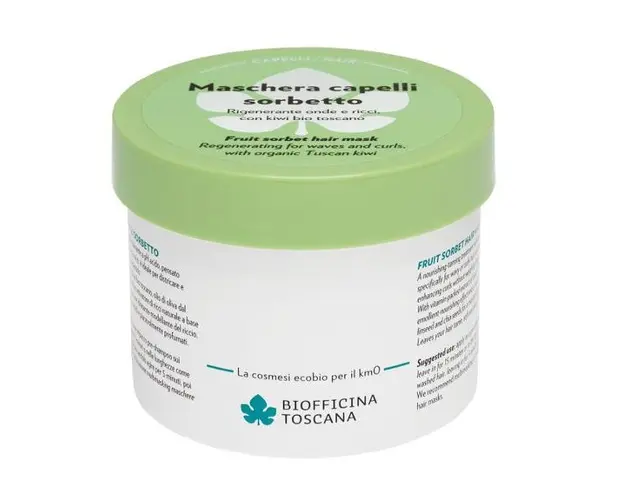 Masca pentru Par Ondulat cu Kiwi Biofficina Toscana, 200 ml