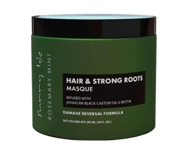 Masca pentru par si radacini puternice cu menta si rozmarin, Sunny Isle, 473 ml
