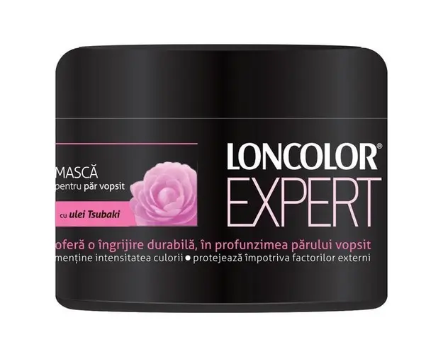 Masca pentru Par Vopsit cu Ulei Tsubaki Loncolor Expert, 200 ml