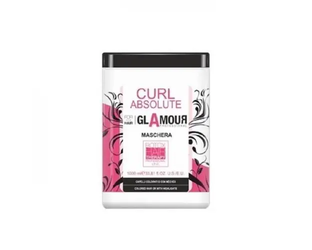 Masca pentru parul cret cu efect de botox, Glamour, 1000ml
