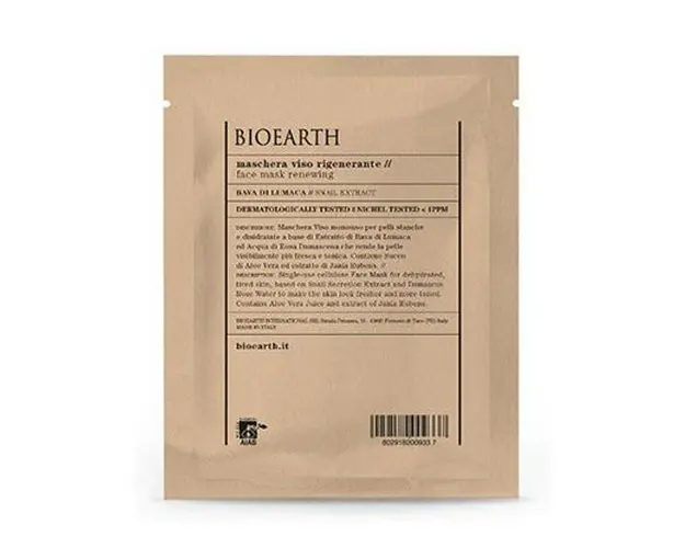 Masca pentru Ten Regeneranta cu Secretie de Melc -Tip Servetel - Bioearth, 1 buc