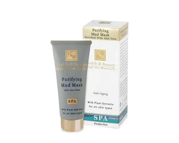 Masca purificatoare cu namol si aloe vera, Health and Beauty Dead Sea, fara parabeni, 100 ml