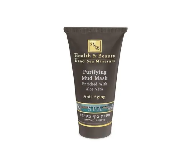 Masca purificatoare cu namol si aloe vera, Health and Beauty Dead Sea, fara parabeni, 150 ml