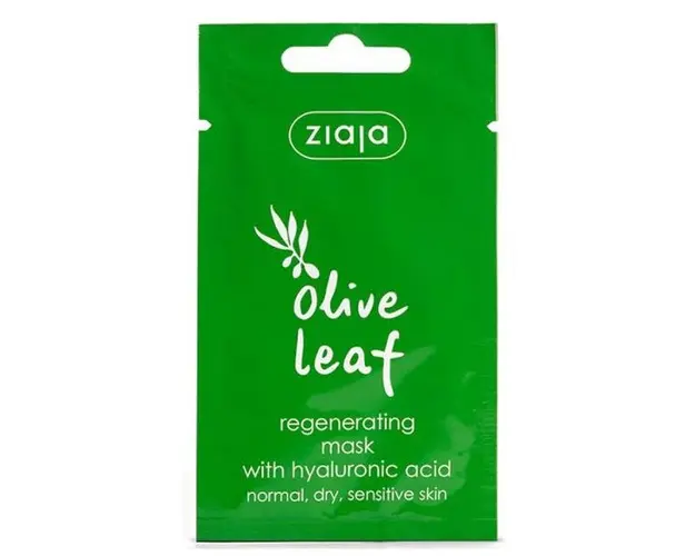 Masca Regeneranta cu Acid Hialuronic pentru Fata - Ziaja Olive Leaf Regenerating Face Mask, 7 ml