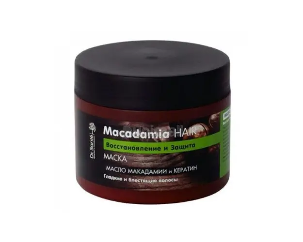 Masca Regeneranta cu Ulei de Macadamia si Cheratina pentru Par Fragil si Deteriorat Dr. Sante, 300ml