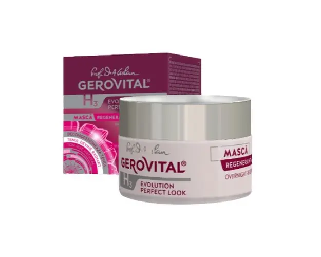 Masca Regeneranta Nocturna Gerovital H3 Evolution Perfect Look, 50ml