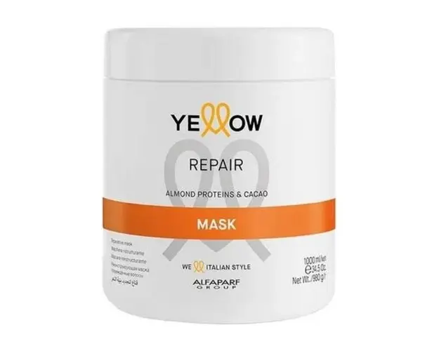 Masca Reparatoare pentru Parul Deteriorat - Alfaparf Milano Yellow Professional Repair Mask, 1000 ml