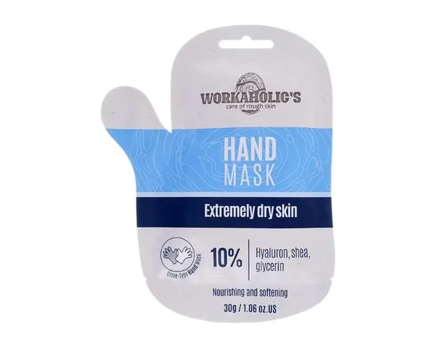 Masca Tip Manusa Workaholic&#039;s - Hand Mask with Hyaluron, Shea and Glycerin, Camco, 1 pachet