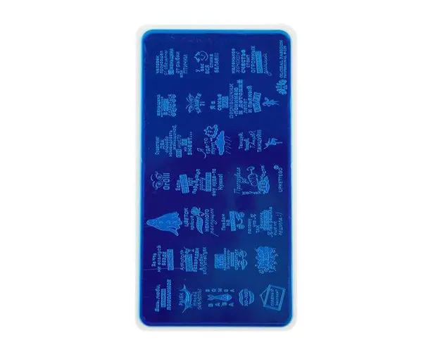 Matrita stampila unghii Global Fashion #109