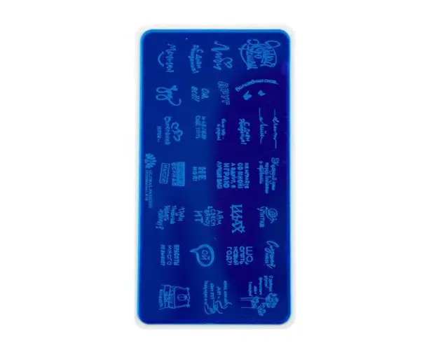 Matrita stampila unghii Global Fashion #75