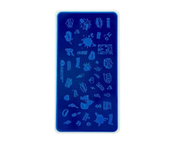 Matrita stampila unghii Global Fashion #89