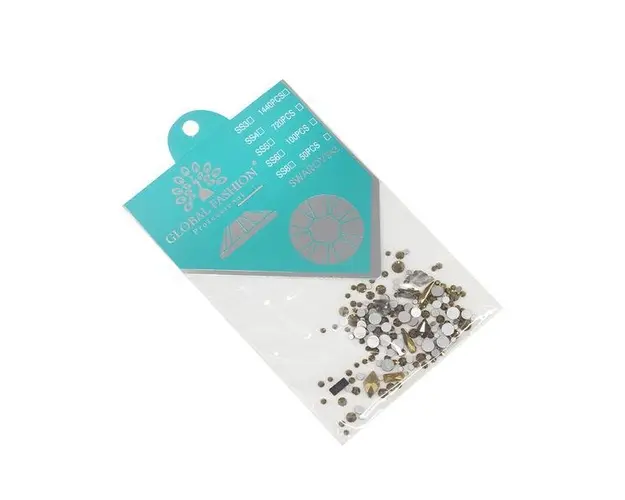 Mix cristale pentru unghii, Global Fashion, Maro