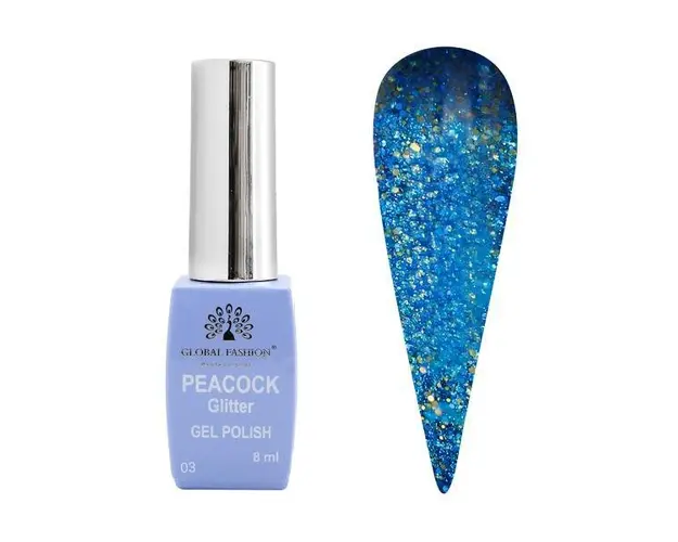 Oja semipermanenta Peacock 8 ml, 03