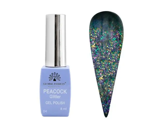 Oja semipermanenta Peacock 8 ml, 04