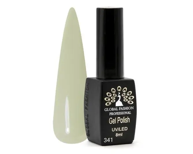 Oja semipermanenta Black Elite, Global Fashion, 8 ml, Alb 341