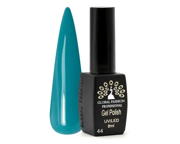Oja semipermanenta Black Elite, Global Fashion, 8 ml, Albastru 044
