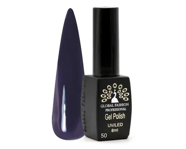 Oja semipermanenta Black Elite, Global Fashion 8 ml, Albastru 050