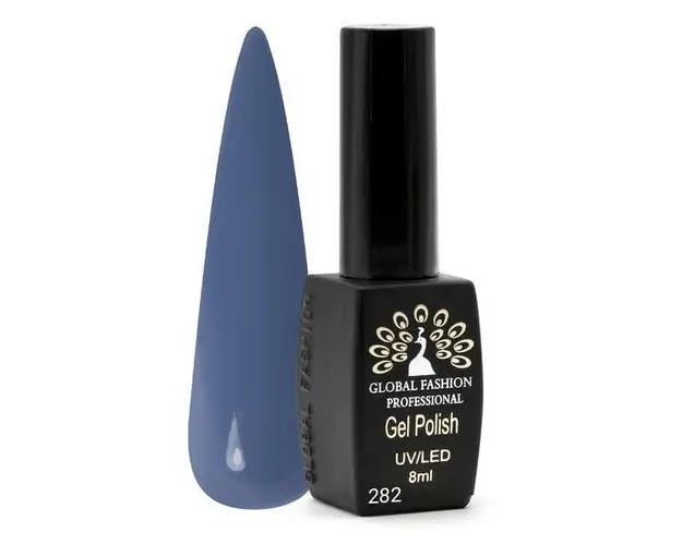 Oja semipermanenta Black Elite, Global Fashion, 8 ml, Albastru 282