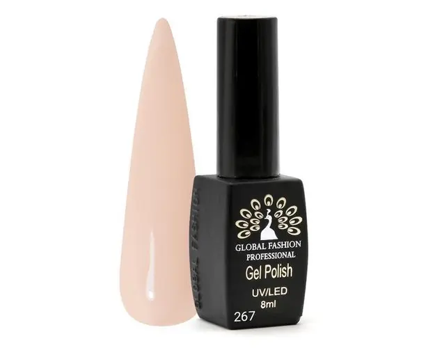 Oja semipermanenta Black Elite, Global Fashion, 8 ml, Bej 267