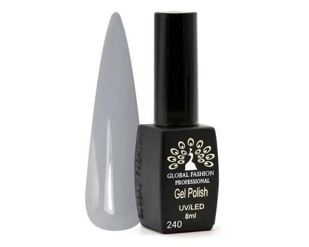 Oja semipermanenta Black Elite, Global Fashion, 8 ml, Gri 240