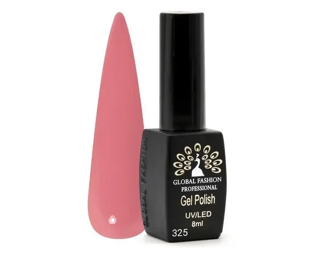 Oja semipermanenta Black Elite, Global Fashion, 8 ml, Roz 325