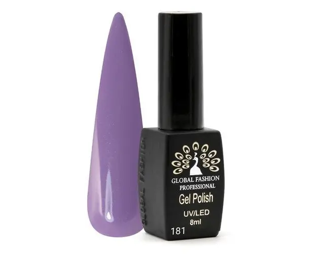 Oja semipermanenta Black Elite, Global Fashion, 8 ml, Violet 181