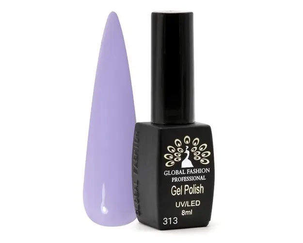 Oja semipermanenta Black Elite, Global Fashion, 8 ml, Violet 313