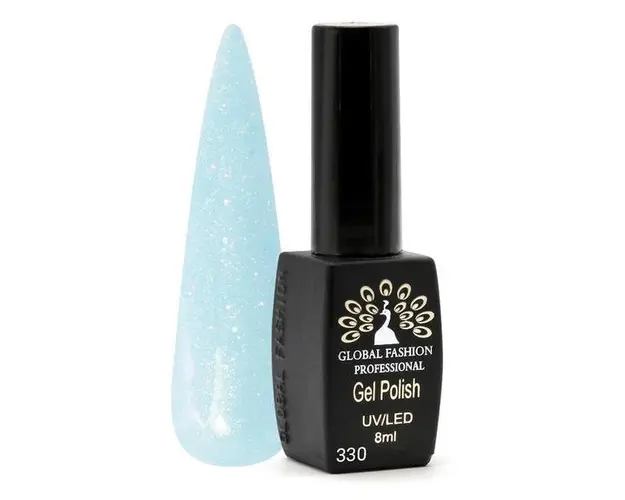 Oja semipermanenta Black Elite, Global Fashionm 8 ml, Albastru 330