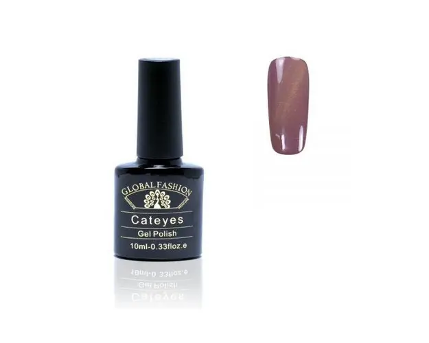 Oja semipermanenta, Global Fashion, Cat Eye, 10ml, Roz 62