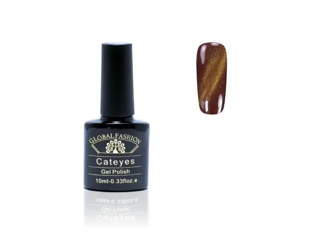 Oja semipermanenta, Global Fashion, Cat Eyes, 10 ml, Maro 65