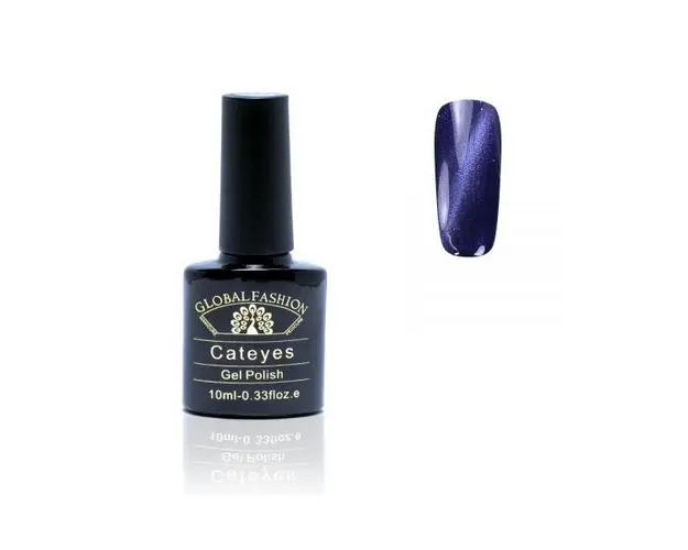 Oja semipermanenta, Global Fashion, Cat Eyes, 10 ml, Violet 22