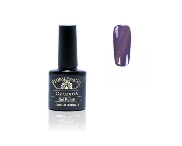 Oja semipermanenta, Global Fashion, Cat Eyes, 10 ml, Violet 67