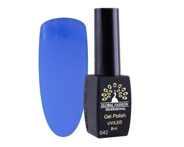 Oja semipermanenta, Global Fashion, London, 8 ml, Albastru 42